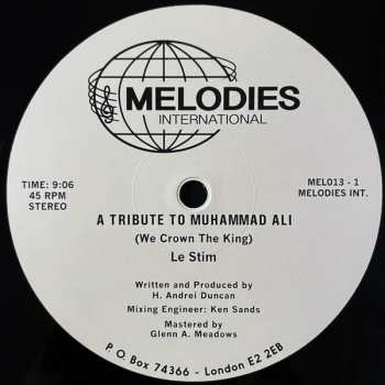 LP Le Stim: A Tribute To Muhammad Ali (We Crown The King)
