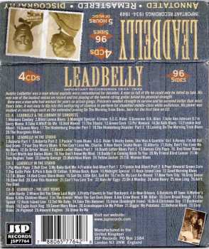 4CD/Box Set Leadbelly: Important Recordings 1934 - 1949