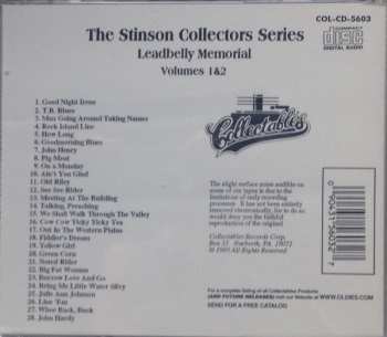 CD Leadbelly: Leadbelly Memorial Volumes 1 & 2