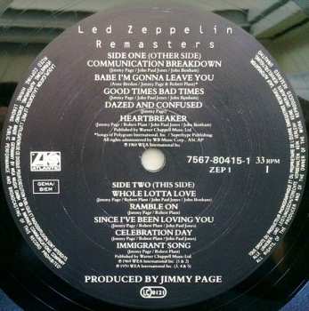 3LP Led Zeppelin: Remasters