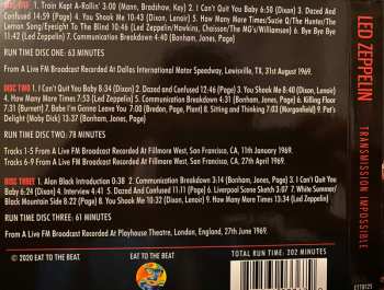 3CD Led Zeppelin: Transmission Impossible (Legendary Radio Broadcasts From The 1960s)