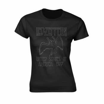 Merch Led Zeppelin: Tričko Dámské Usa 1977 XL
