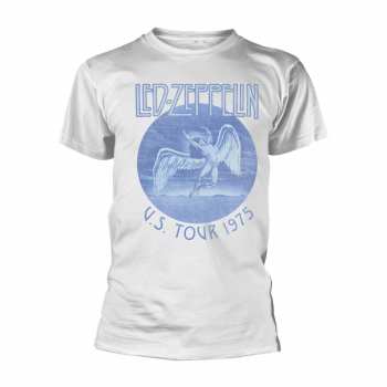 Merch Led Zeppelin: Tričko Tour 75 Blue Wash