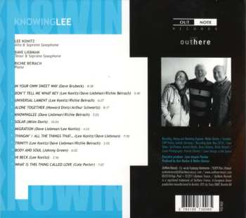CD David Liebman: KnowingLee