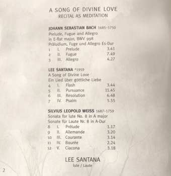 CD Lee Santana: A Song Of Divine Love