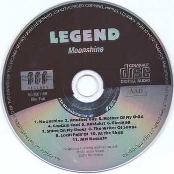 2CD Legend: Legend ("Red Boot") / Moonshine
