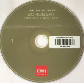 2CD Franz Schubert: Late Piano Sonatas D850 • D958 • D959 • D960