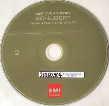 2CD Franz Schubert: Late Piano Sonatas D850 • D958 • D959 • D960