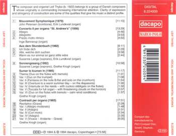 CD Inge Bønnerup: Vocal And Instrumental Works