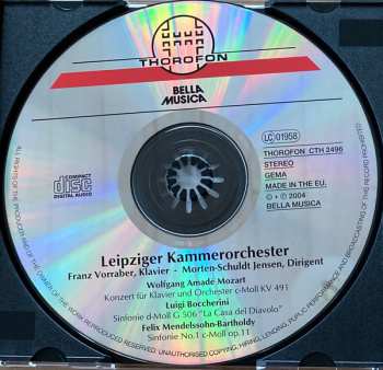 CD Leipziger Kammerorchester: Mozart / Boccherini / Mendelssohn