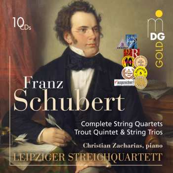10CD Leipziger Streichquartett: Schubert: Complete String Quartets & Trout Quintet
