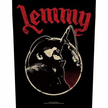 Merch Lemmy: Nášivka na chrbát Microphone 