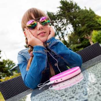 Audiotechnika Lenco CD-011BU Růžová