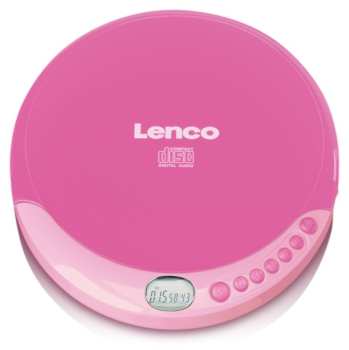 Audiotechnika Lenco CD-011BU Růžová