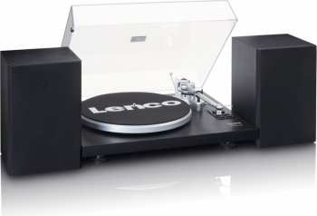 Audiotechnika Lenco LS-500BK - Gramofon s reproduktory