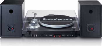Audiotechnika Lenco LS-500BK - Gramofon s reproduktory