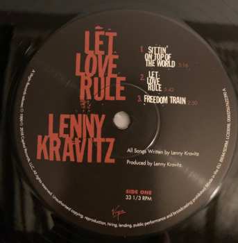 2LP Lenny Kravitz: Let Love Rule