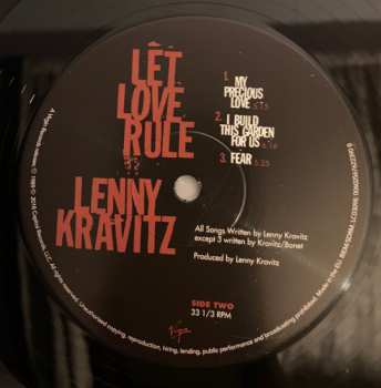 2LP Lenny Kravitz: Let Love Rule