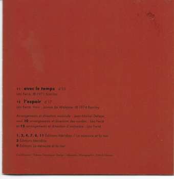 CD Léo Ferré: Le Disque D'Or