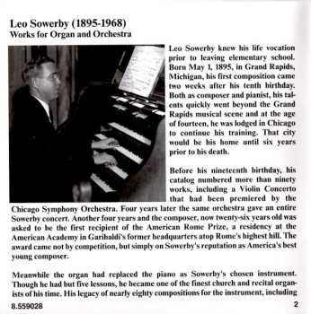 CD Leo Sowerby: Works For Organ And Orchestra