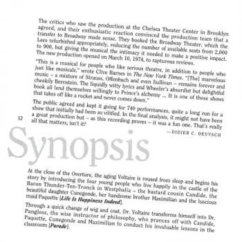 2CD Leonard Bernstein: Candide - 1974 Broadway Cast Recording