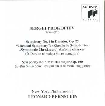 CD Sergei Prokofiev: Symphony No.1 "Classical" / Symphony No. 5