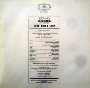 2LP Leonard Bernstein: Leonard Bernstein Conducts West Side Story