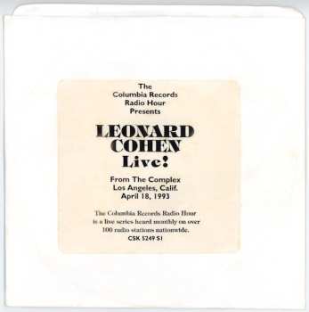 Album Leonard Cohen: Leonard Cohen Live! (From The Complex Los Angeles, Calif. April 18, 1993)