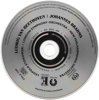 SACD The London Symphony Orchestra: Stokowski Conducts Beethoven Symphony No. 3 "Eroica" & Brahms Academic Festival Overture