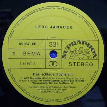 2LP/Box Set Leoš Janáček: Das Schlaue Füchslein