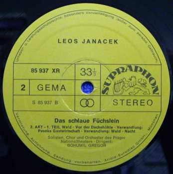 2LP/Box Set Leoš Janáček: Das Schlaue Füchslein