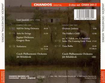 2CD Leoš Janáček: Idyll • Suite • Sinfonietta • Overture: Jealousy • The Fiddler's Child • Suite: The Cunning Little Vixen • Taras Balba