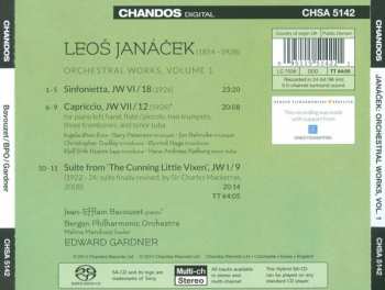 SACD Edward Gardner: Orchestral Works, Vol. 1 Suite From 'The Cunning Little Vixen', Sinfonietta, Capriccio