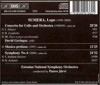 CD Paavo Järvi: Symphony No. 6 / Cello Concerto / Musica Profana