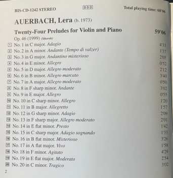 CD Vadim Gluzman: 24 Preludes For Violin And Piano | T'filah | Postlude