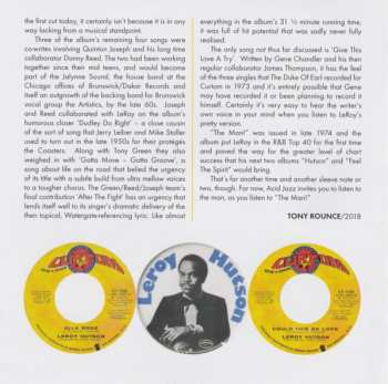 CD Leroy Hutson: The Man!