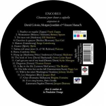 CD Les Cris de Paris: Encores