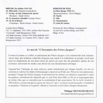 3CD Les Frères Jacques: Les Premiers Récitals / 1948 - 1959