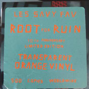 LP Les Savy Fav: Root For Ruin LTD | CLR