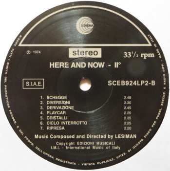 LP/CD Lesiman: Here And Now Vol. 2