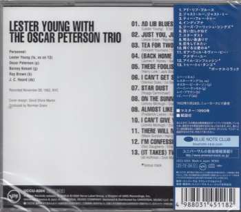 CD Lester Young: Lester Young With The Oscar Peterson Trio #1 LTD