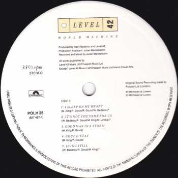 LP Level 42: World Machine