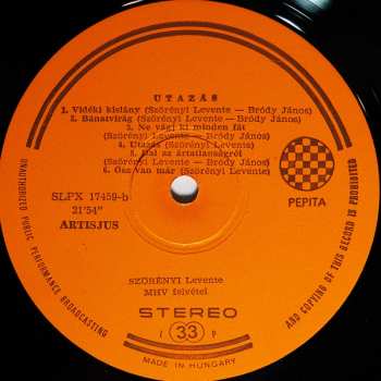 LP Levente Szörényi: Utazás