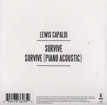 CD Lewis Capaldi: Survive (Piano CD)