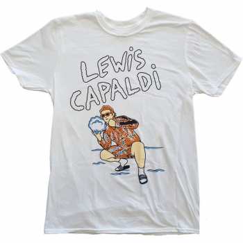 Merch Lewis Capaldi: Tričko Snow Leopard 