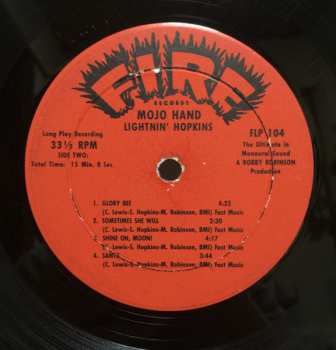 LP Lightnin' Hopkins: Mojo Hand