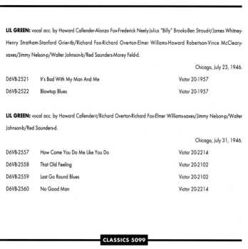 CD Lil Green: The Chronological Lil Green 1942-1946