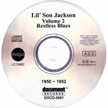 CD Lil' Son Jackson: Volume 2 Restless Blues
