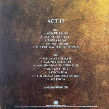 4LP/Box Set Lin-Manuel Miranda: Hamilton (Original Broadway Cast Recording)