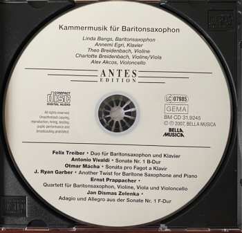 CD Linda Bangs: Contrasts: Kammermusik Für Baritonsaxophon